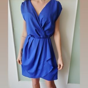 Nordstorm Satin Blue Dress